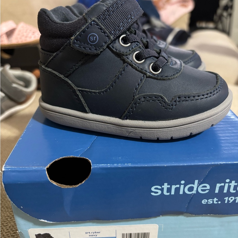 Stride Rite Navy Blue Kids Sneakers